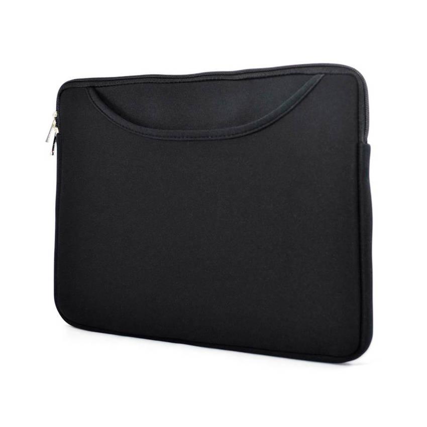 Pasta para Notebook com Bolso Frontal 15,6" Preto - Reliza