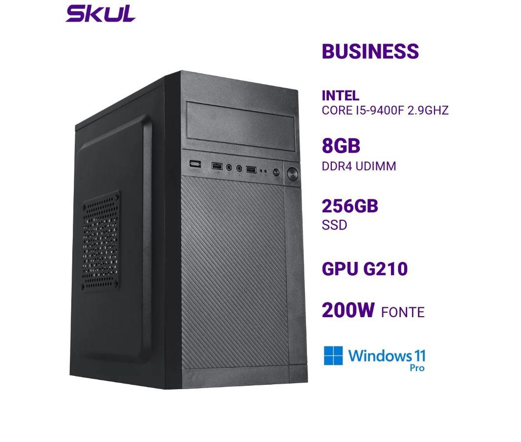 Desktop SKUL Business B500 i5-9400F 8GB 256GB SSD GeForce GT 210 1GB Windows 11 Pro