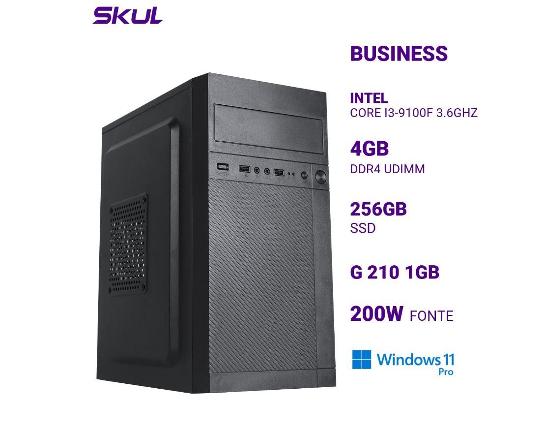 Desktop SKUL Business B300 i3-9100F 4GB 256GB SSD GeForce GT 210 1GB Windows 11 Pro