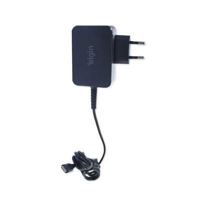 Fonte para Notebook 65W, Tipo USB C, Power Delivery, Bivolt, Cabo de 90cm, 46RFTE65WTPC, Elgin