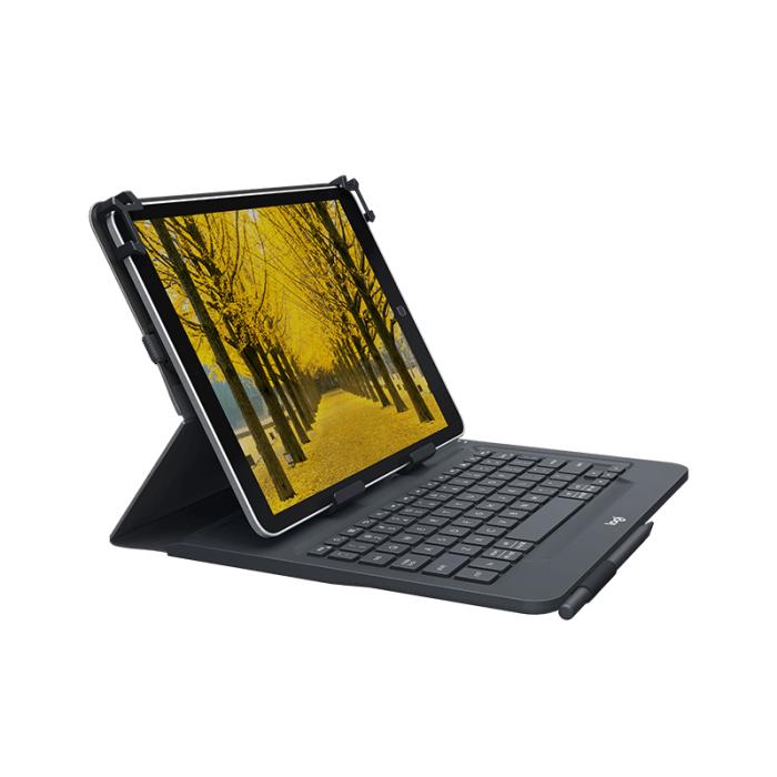 Capa com Teclado Logitech Universal Folio, Bluetooth 3.0 para Tablets de 9'' e 10"