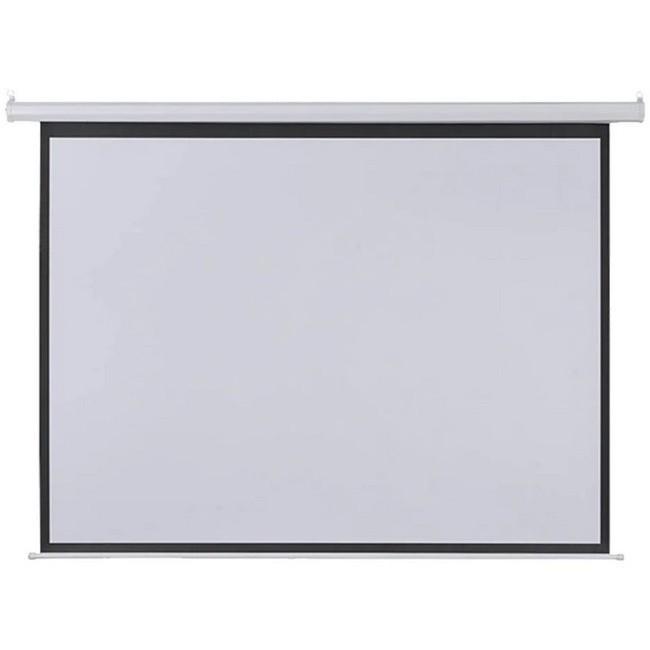 Tela de Projeção Retrátil Multilaser AC438 - 120" (2,44x1,83M) - Matte White + Blackout