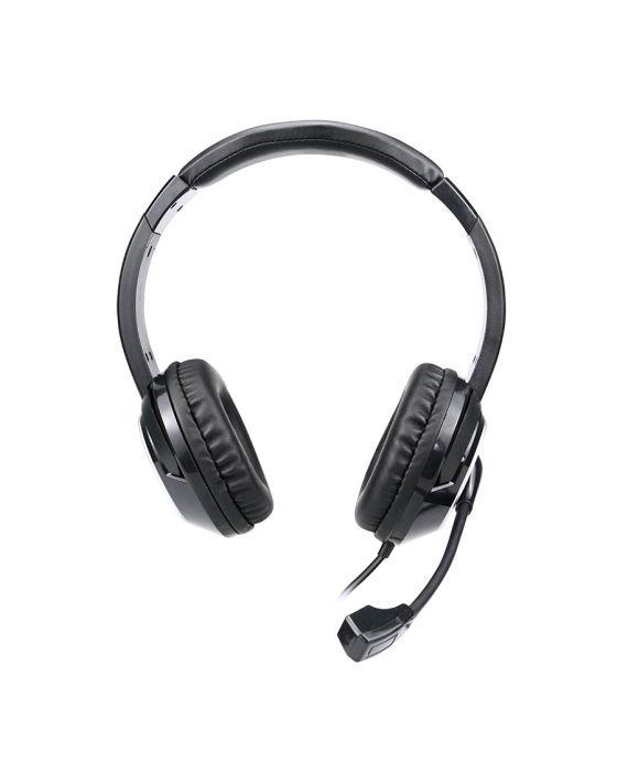 Headset Multilaser, HF600, 40mm, 100W, com Microfone, Preto, PH427