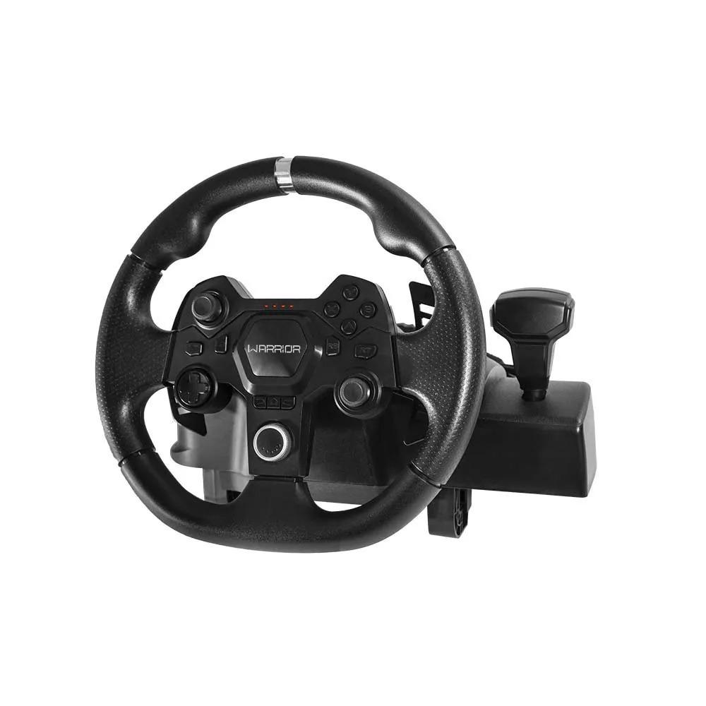 Volante e Pedais Multi Warrior Artaxes, Multi Plataformas, Preto, JS090