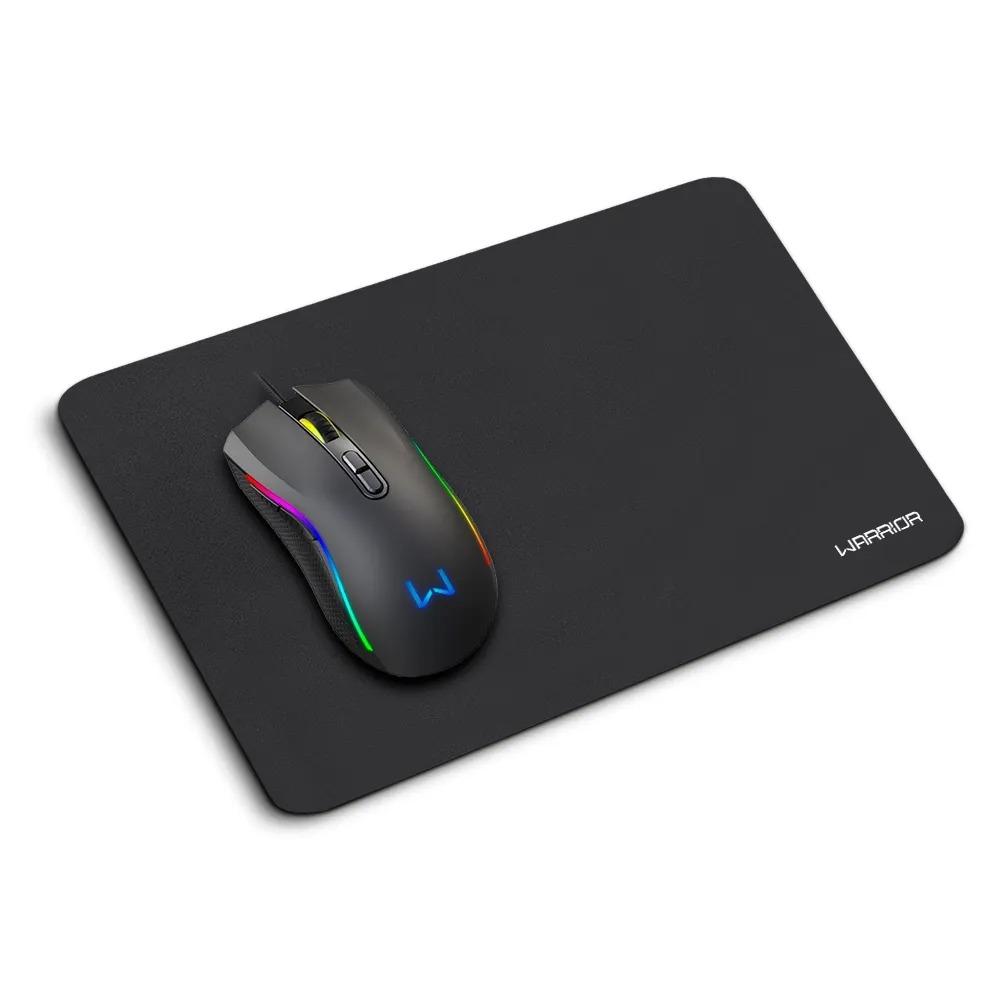 Mouse + Mousepad Warrior, 3600dpi, RGB, 7 Botões, RGB, Mousepad Armory, MO396