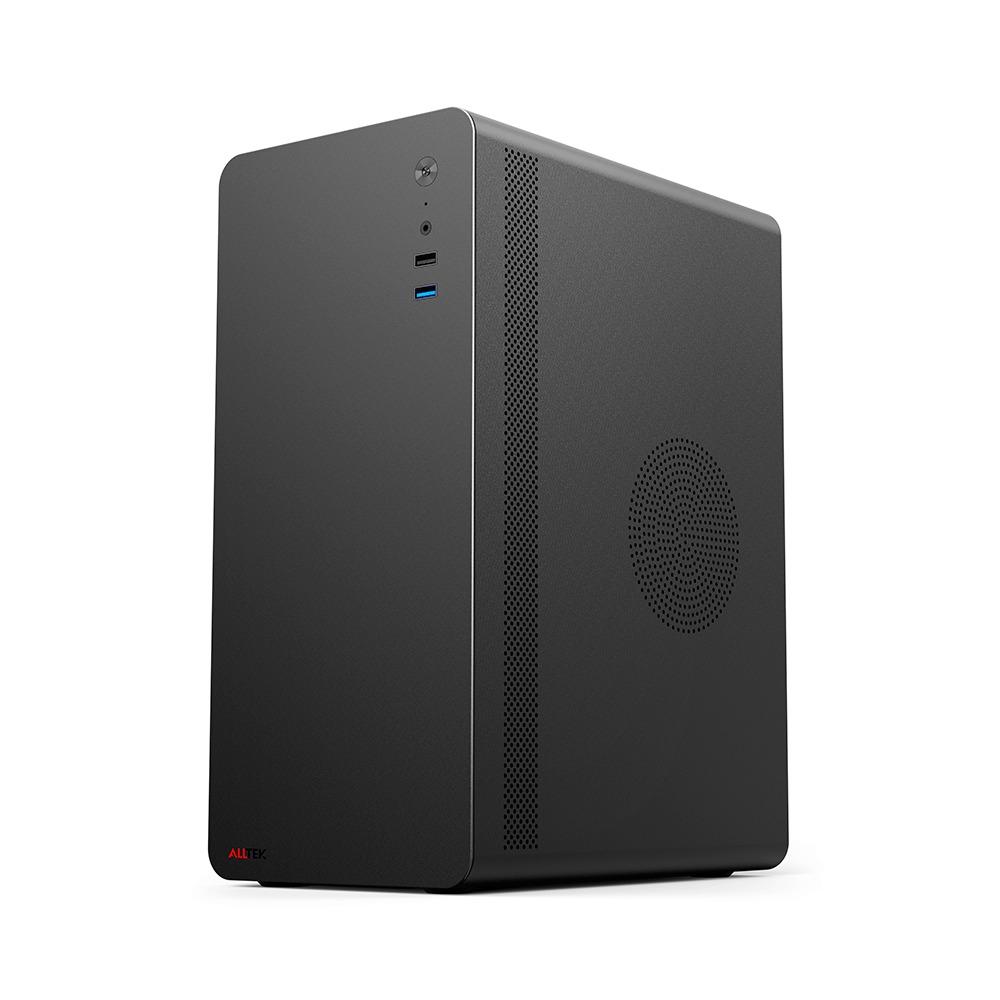Gabinete Office Alltek, Micro-ATX, Mini-Tower, sem Fans sem Fonte - Preto