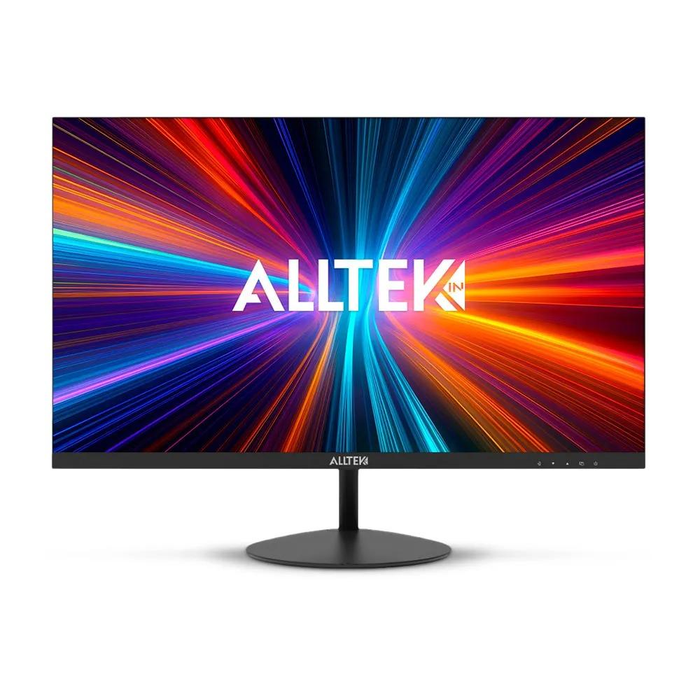 Monitor LED 21,5" 100Hz 5ms Full HD Alltek, Painel VA, HDMI/VGA - Preto