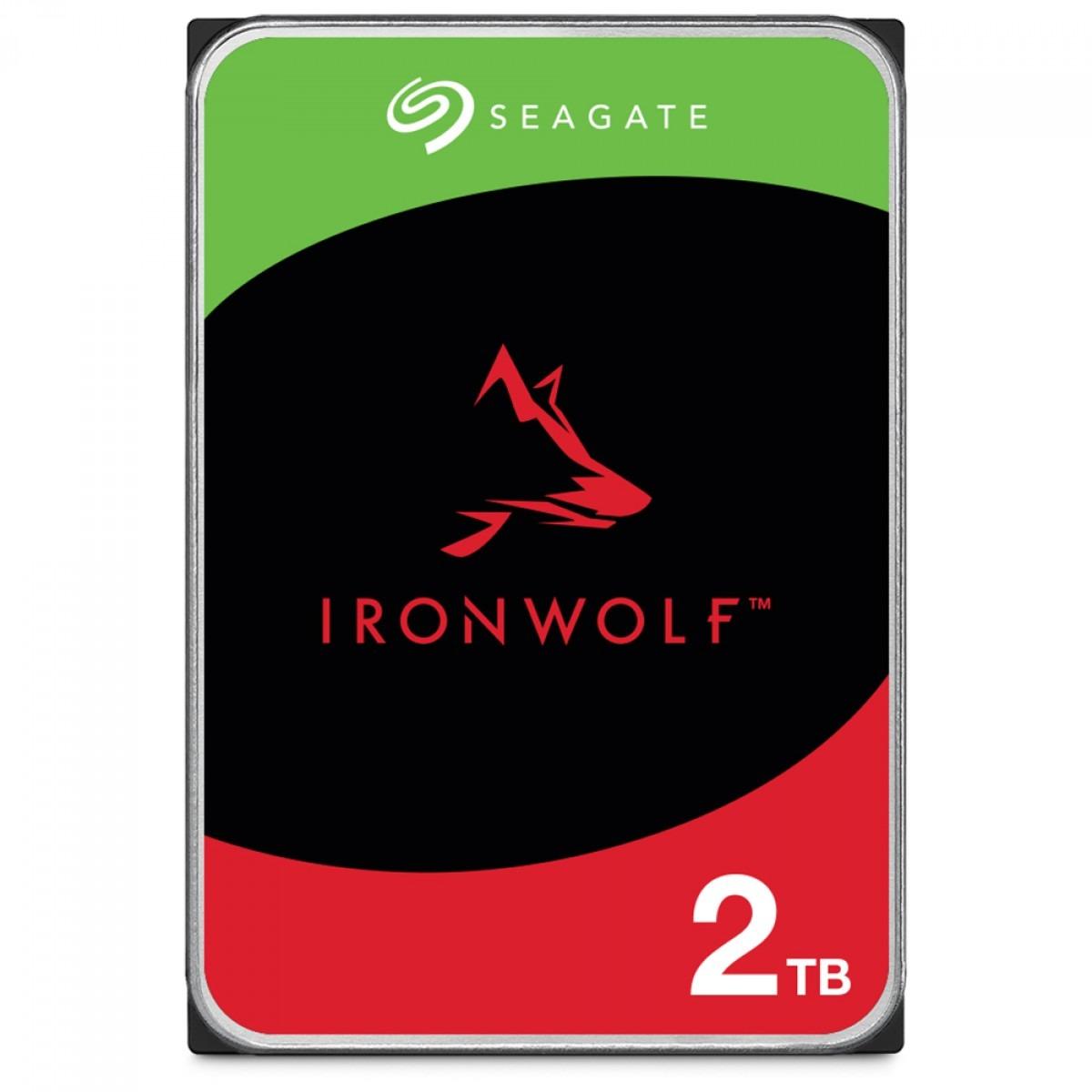 Hard Disk SATA III 2TB 5400RPM 256MB 3.5" Seagate Ironwolf NAS