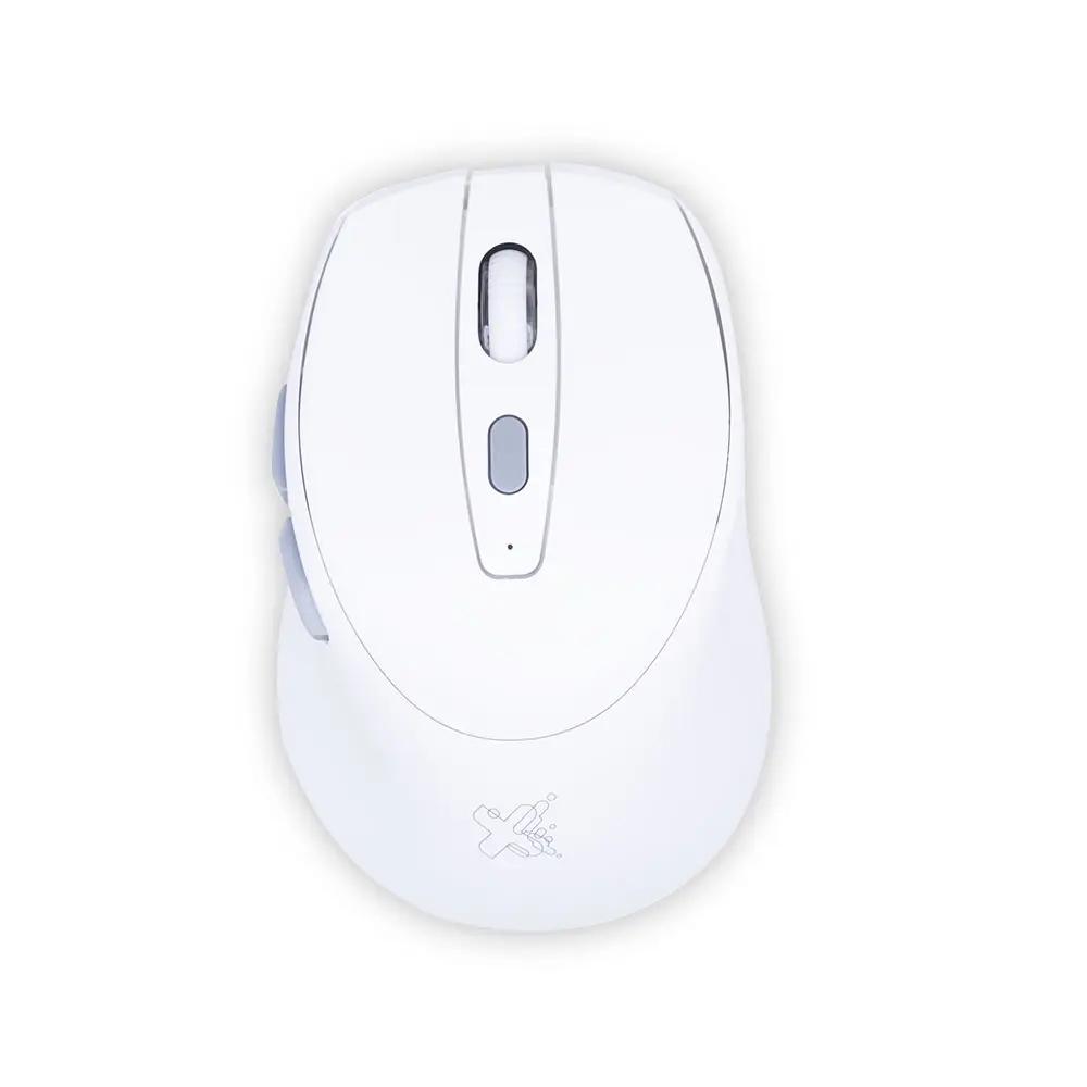 Mouse sem Fio Maxprint Oriente Branco, 1600dpi, Wireless 2.4 GHz, Alcance 10m, 6 Botões, 60000146