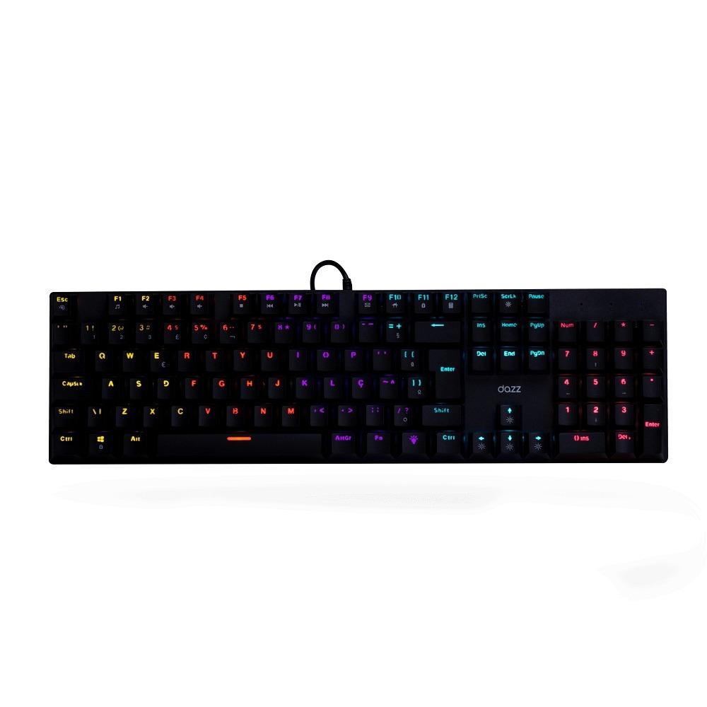 Teclado Mecânico Dazz Orion Essential RGB ABNT2 Switch Blue