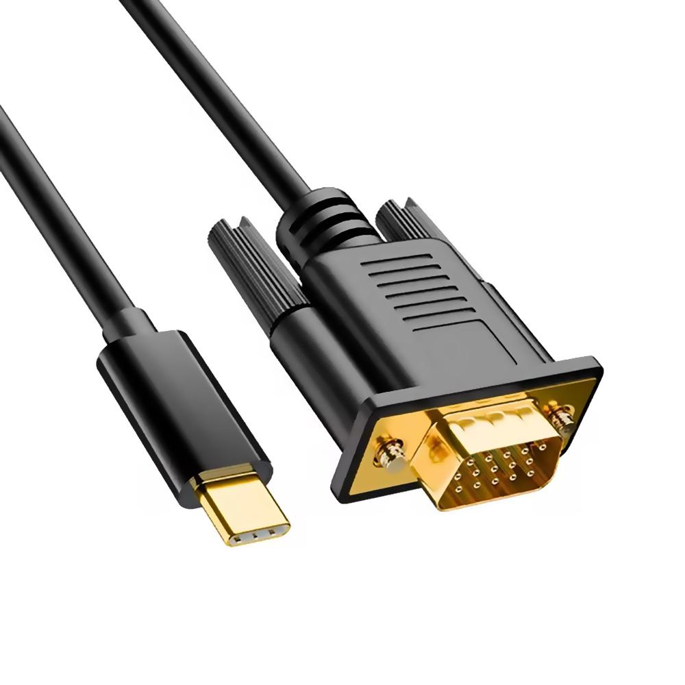 Cabo Conversor USB-C para VGA 1.8 Metro Comtac
