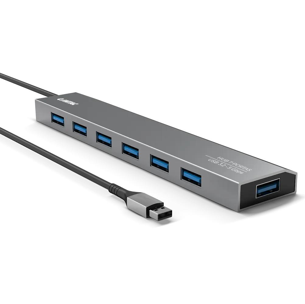 Hub USB 7 em 1 Comtac, 7 Portas USB-a 3.2 GEN1 5 Gbps, 24129452