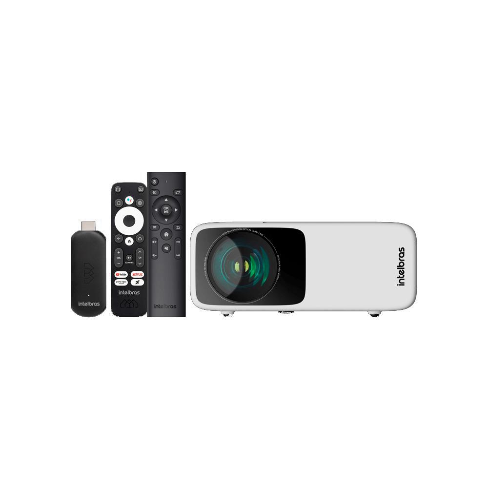 Projetor Full HD 3800 Lumens LED + Smart Stick Full HD PFLS210 - Intelbras