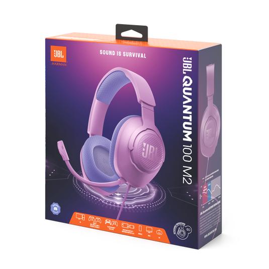 Headset Gamer JBL Quantum 100M2 Purple, 3,5mm, Multiplataforma, Mic. Removivel, JBLQUANTUM100M2PUR