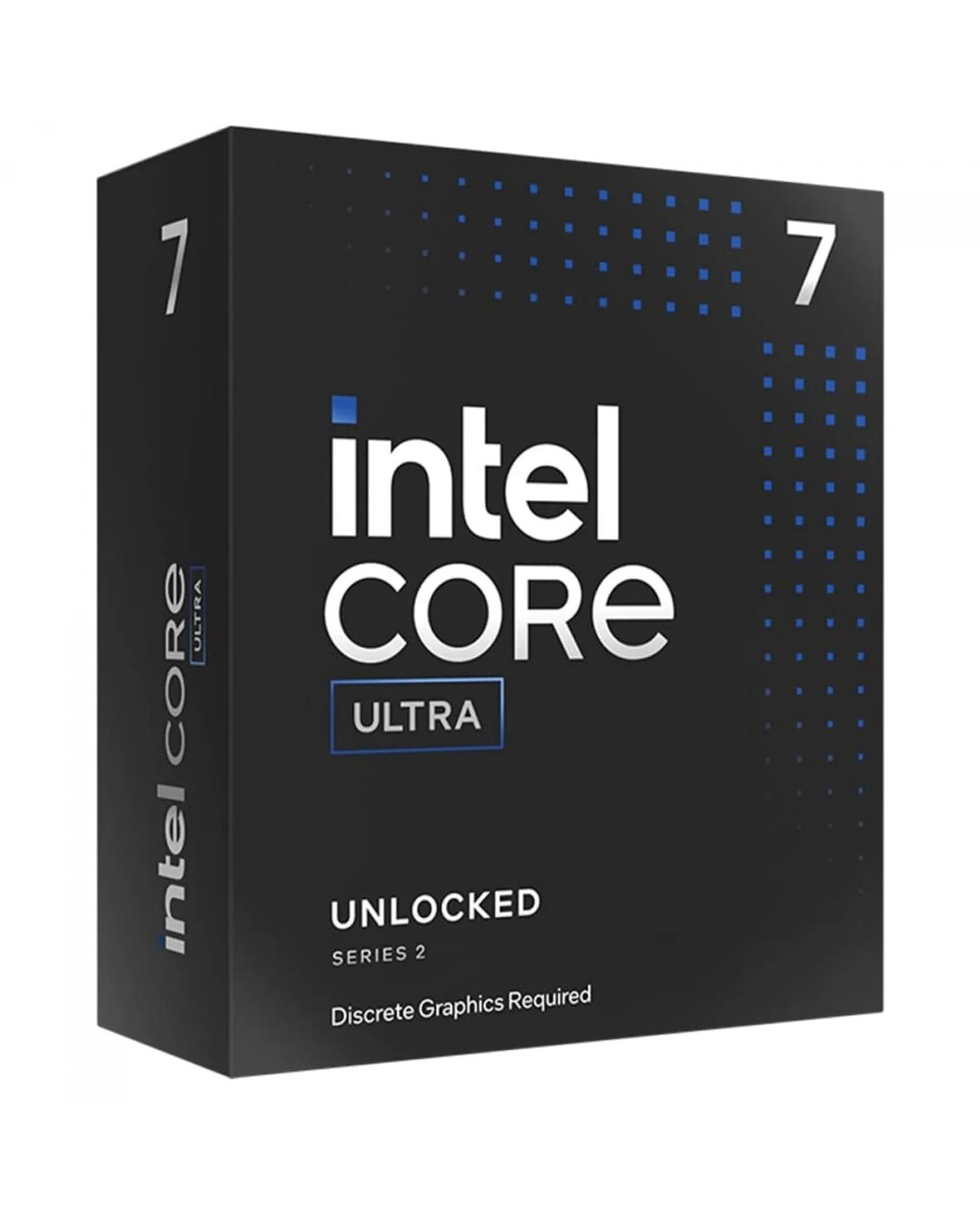 Processador Intel Core Ultra 7 265K, até 5.5GHz, Cache 24MB. 20C/20T, Unlocked, LGA1851, sem Cooler