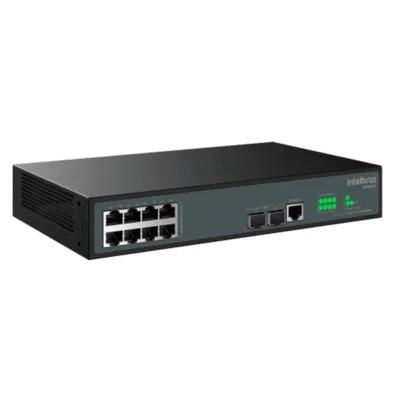 Switch Gerenciavel 08P Gigabit 10/100/1000 + 2 SFP SG2310G-A - Intelbras