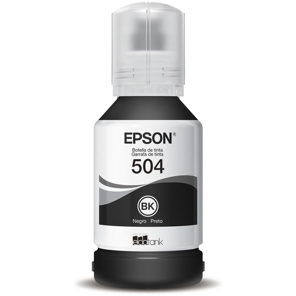 Refil de Tinta Epson T504122 Preto 127ml