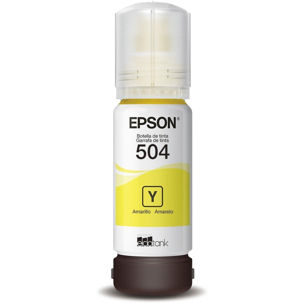 Refil de Tinta Epson T504422 Amarelo 70ml