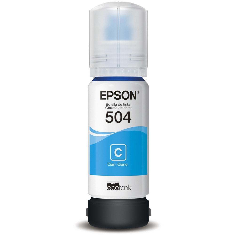 Refil de Tinta Epson T504222 Ciano 70ml