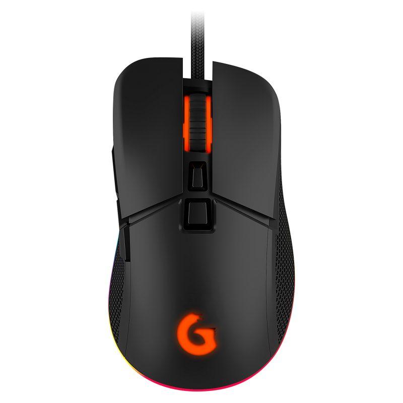 Mouse com Fio Gamer Ghost Light, RGB, Sensor Pixar 3327, até 12.400dpi, Geonav