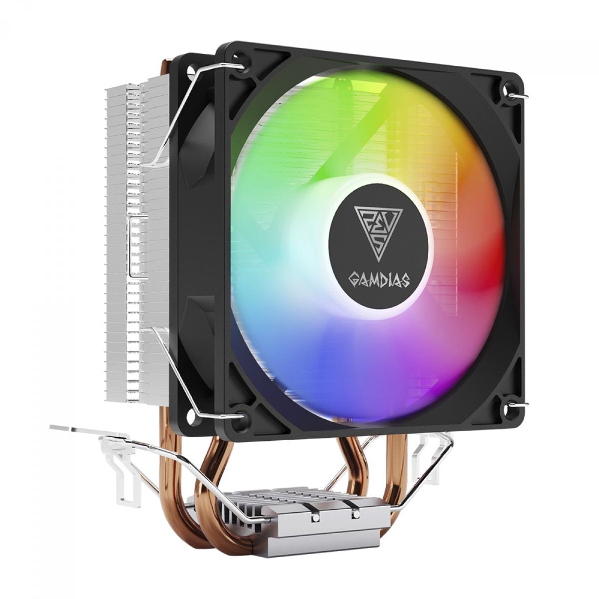 Cooler para Processador Gamdias Boreas E1-210 Lite 120mm RGB Intel/AMD