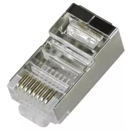 Conector Macho RJ45 Blindado UN