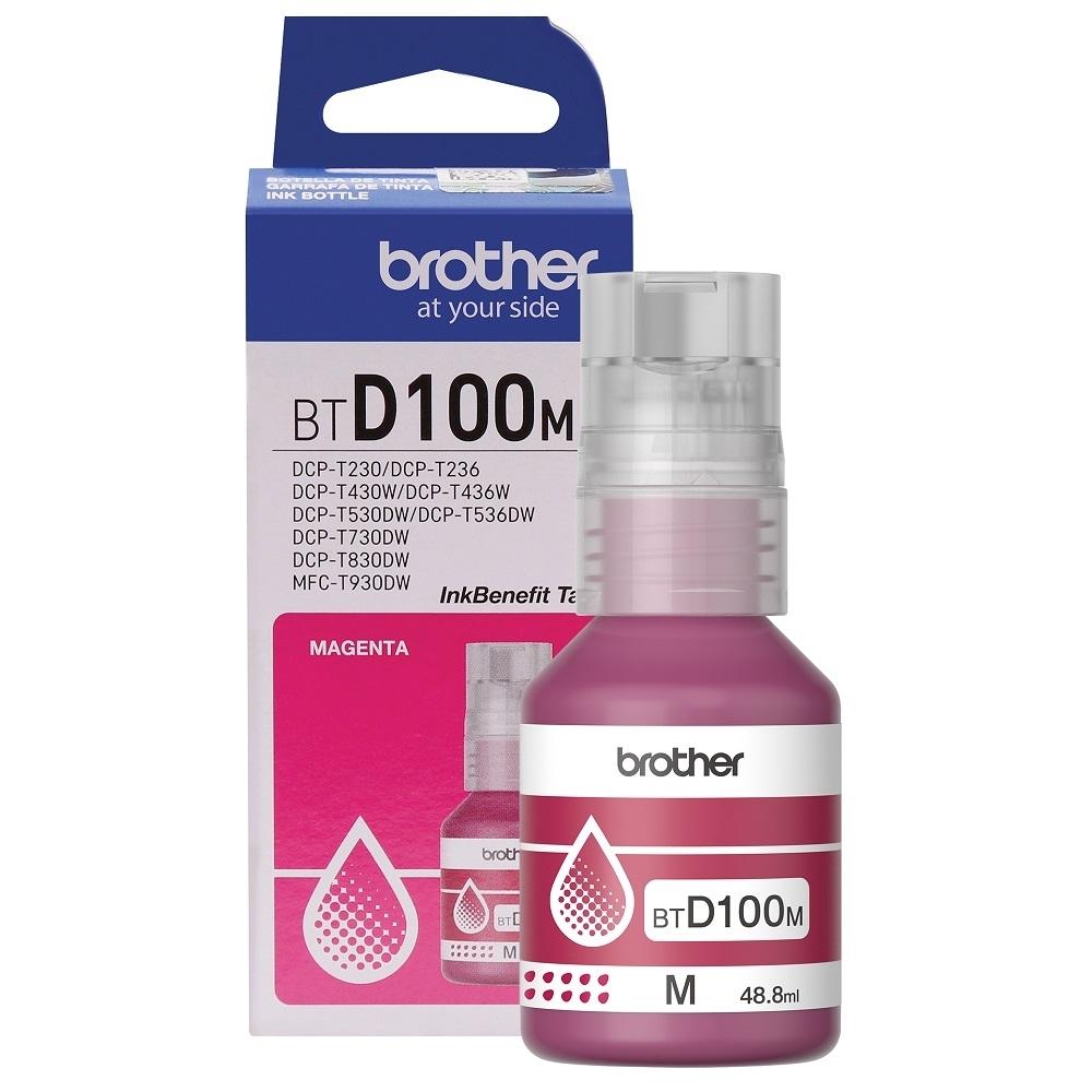 Refil de Tinta Brother BTD100M Magenta 48,8ml