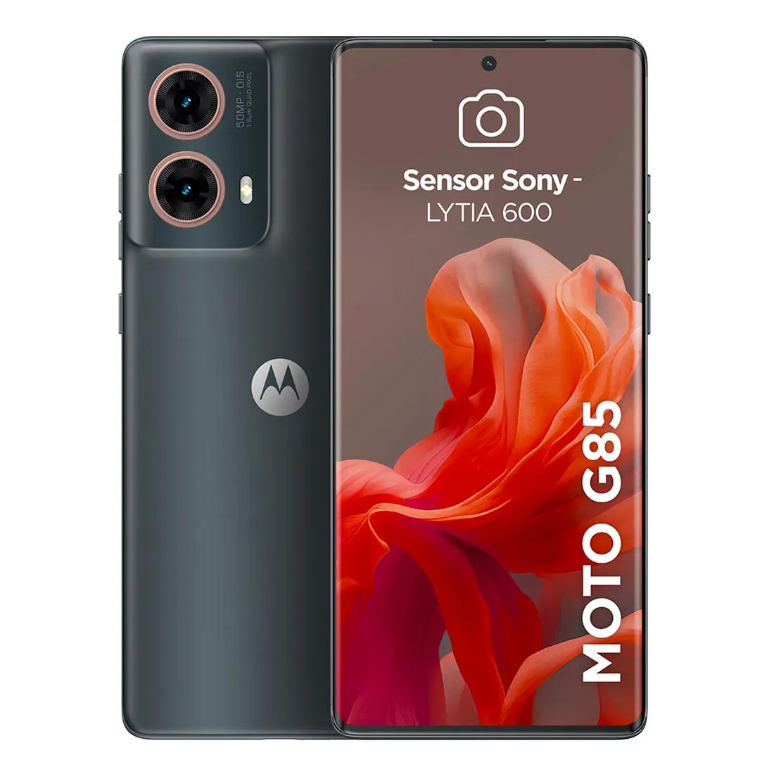 Smartphone Motorola Moto G85 5G XT2427-1, 256GB, 8GB RAM, Tela de 6,7" FHD+, Grafite