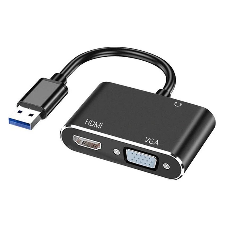 Cabo Adaptador USB 3.0, HDMI, VGA, P3, CBC.397, GV Cabos