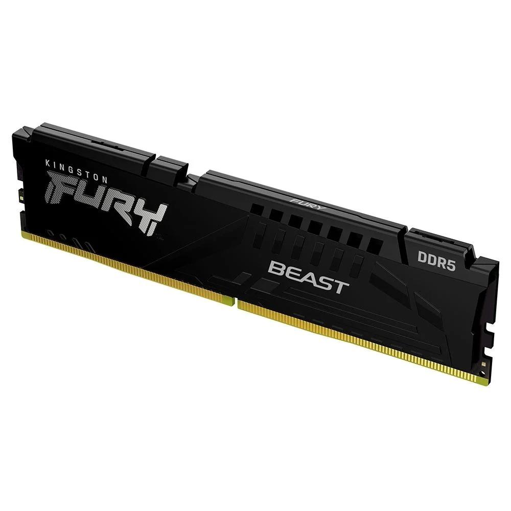 Memória 16GB DDR5 5200MHz CL40 Kingston Fury Beast para Desktop
