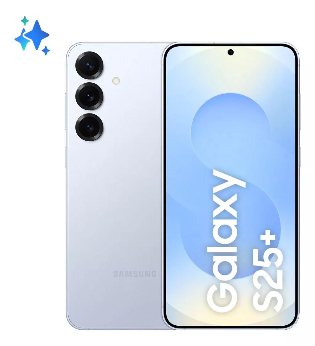 Smartphone Samsung Galaxy S25+ 5G Azul, 512GB, 12GB de RAM, Tela Amoled 6.7" QHD+ 120Hz