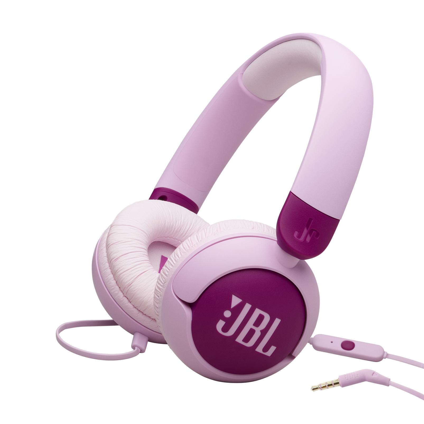 Fone de Ouvido JBL Junior JR320 Rosa, Entrada de Áudio de 3,5 mm, JBLJR320PUR