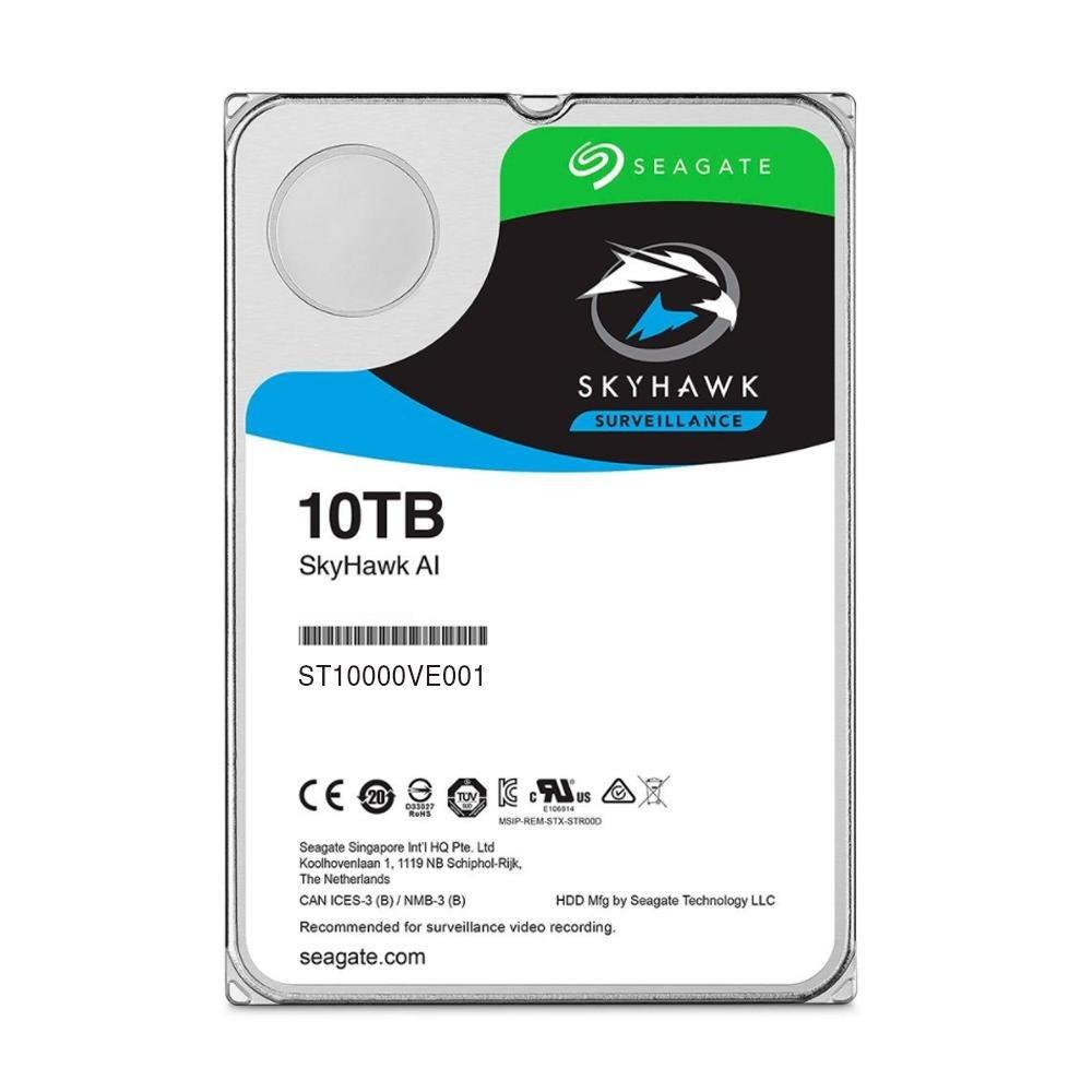 Hard Disk SATA III 10TB 7200RPM 256MB 3,5" Skyhawk AI para DVR - Seagate