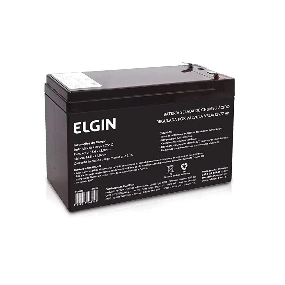 Bateria Selada Vrla 12V 7Ah para Nobreak - Elgin