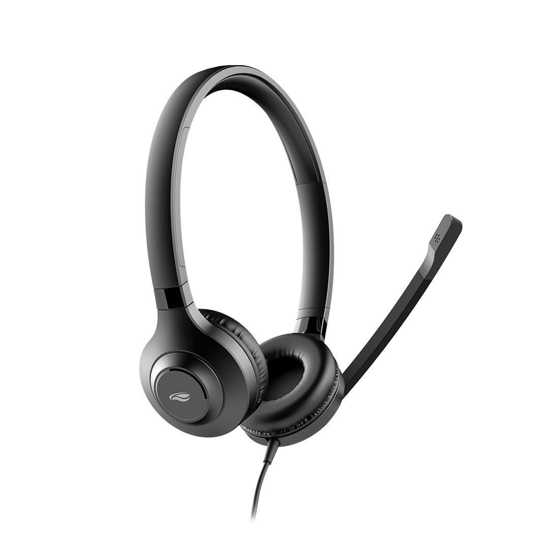 Fone de Ouvido com Microfone USB PH-360BK Preto C3Tech