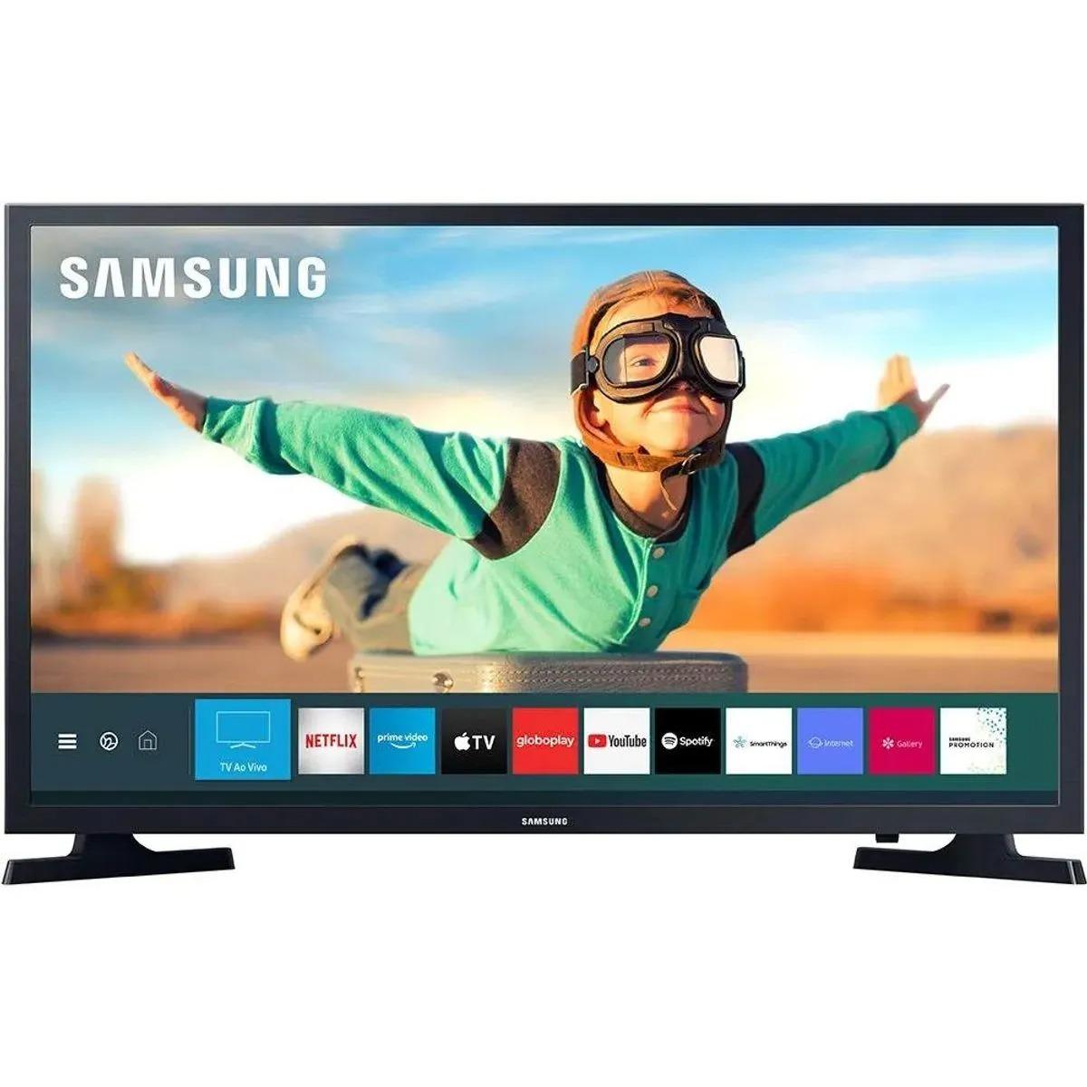 Smart TV LED Samsung 32" HD Tizen, HDR, Wi-Fi, 2x HDMI, 1x USB