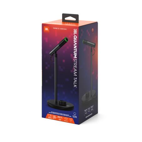 Microfone JBL Quantum Stream Talk Condensador com Fio Supercardioide Jblstrmtalkblk