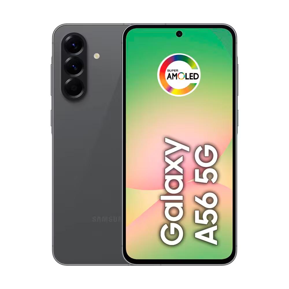 Smartphone Samsung Galaxy A56 5G, 128GB, 8GB RAM, Preto, Câmera de 50MP, Tela Super Amoled 6.7",IP67