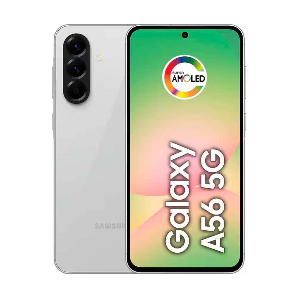 Smartphone Samsung Galaxy A56 5G, 128GB, 8GB RAM, Cinza, Câmera de 50MP, Tela Super Amoled 6.7",IP67