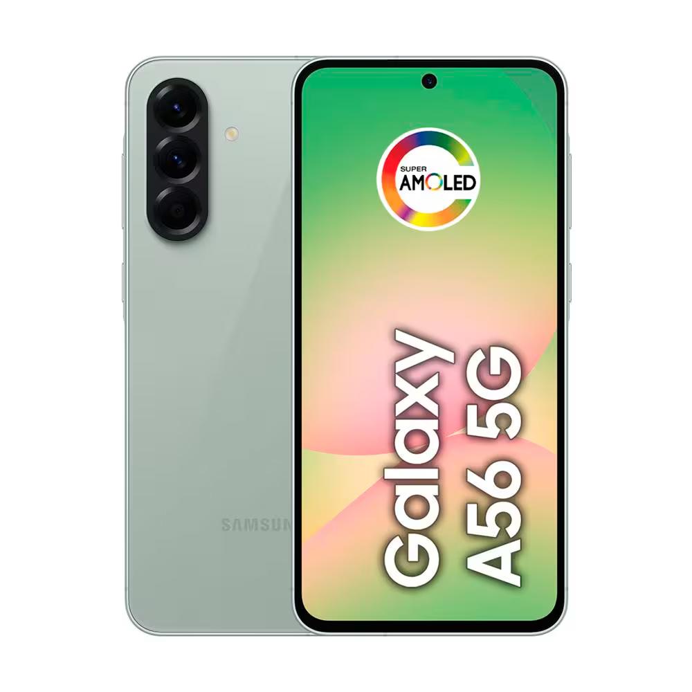 Smartphone Samsung Galaxy A56 5G, 128GB, 8GB RAM, Verde, Câmera de 50MP, Tela Super Amoled 6.7",IP67