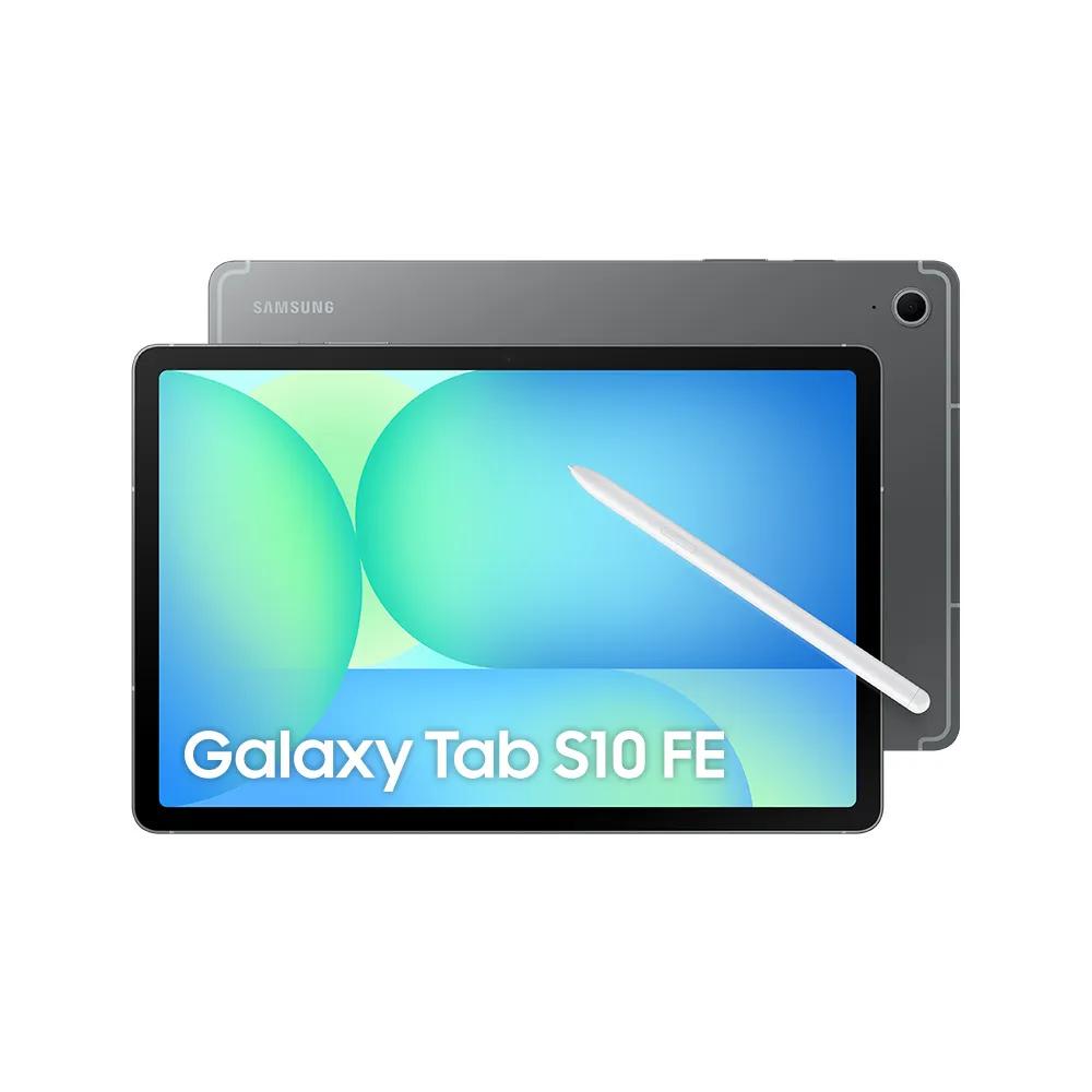 Tablet Samsung Galaxy Tab S10 Fe 5G, Wi-Fi 6, 128GB, 8GB RAM, Tela Imersiva de 10,9" 90Hz, IP68,CINZA