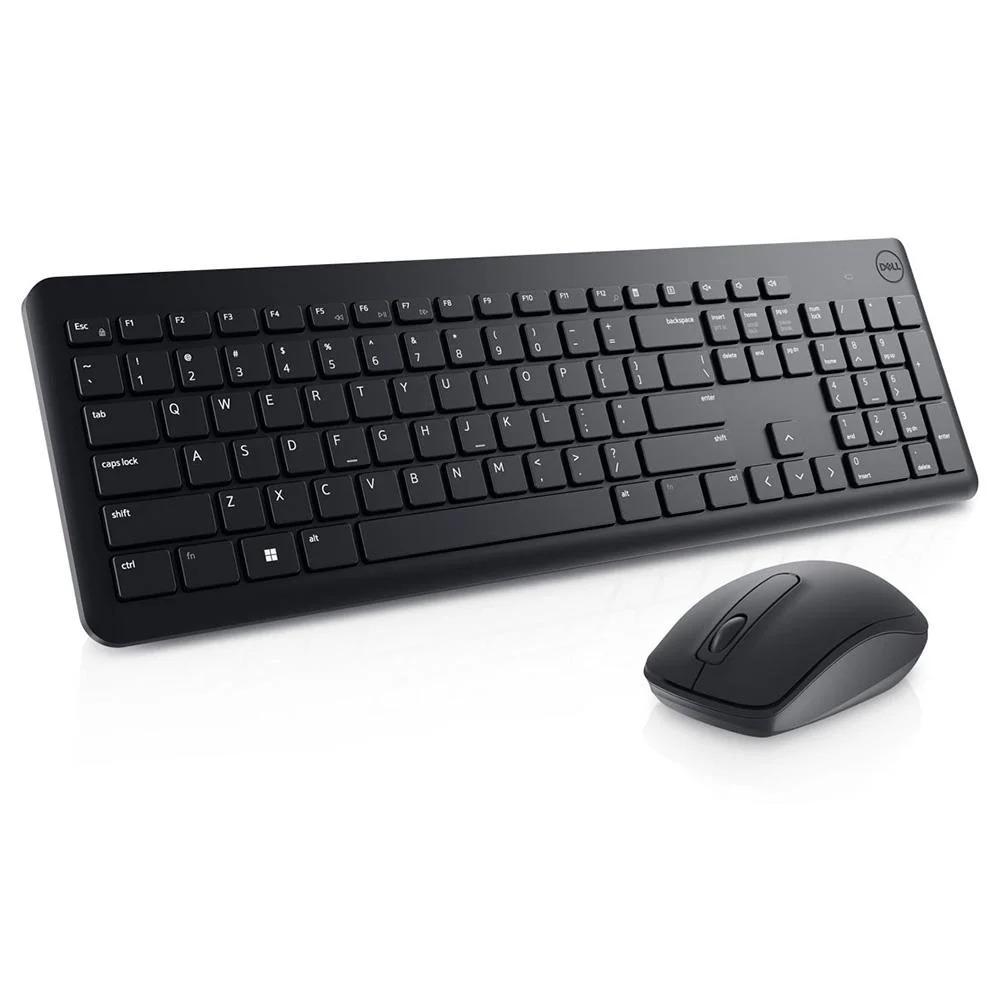 Teclado e Mouse sem Fio Dell KM3322W USB ABNT2 - Preto
