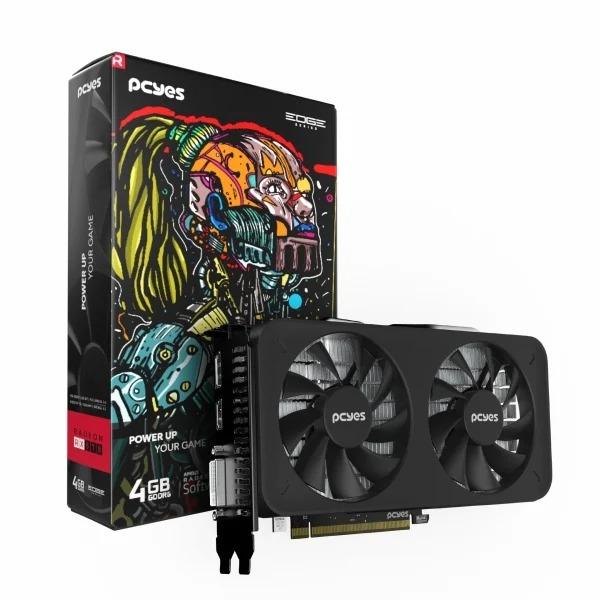 Placa de Vídeo AMD Radeon RX 570 4GB GDDR5 256 Bits Projeto Edge Dual Fan - PCYes