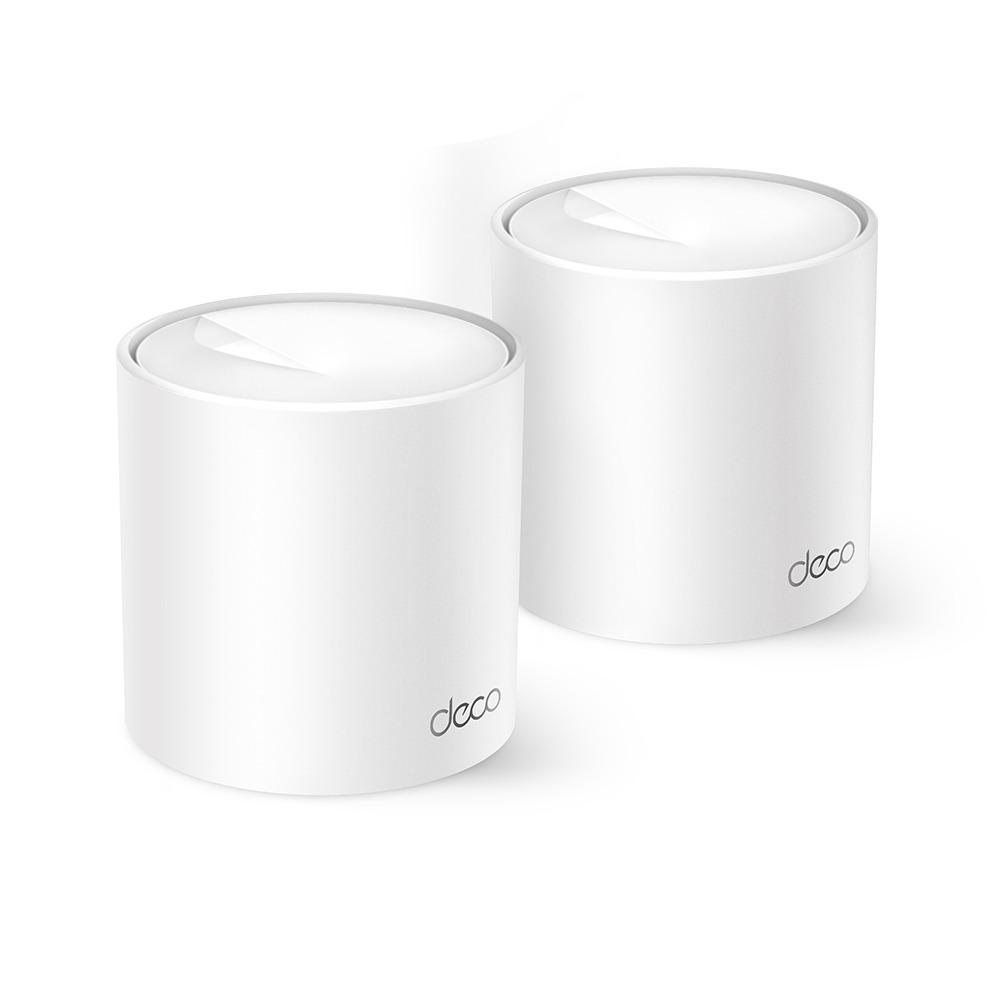 Roteador Wireless Tp-Link Deco X10 Wi-Fi 6 Mesh AX1500 Dual Band Gigabit até 360M² - 2 Pack