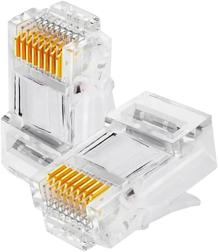 Conector RJ45 Macho CAT.5E Conex 1000 Vazado (Ez) 4568043 - Intelbras