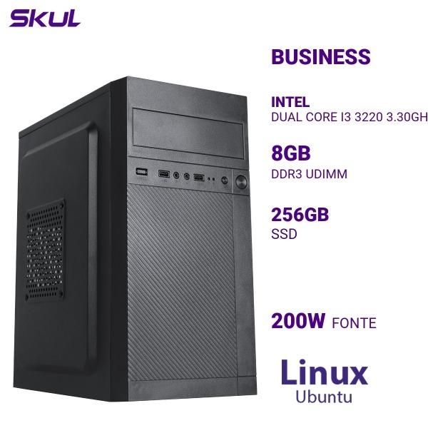 Desktop Business B300 i3-3220 8GB 256GB SSD Linux - SKUL