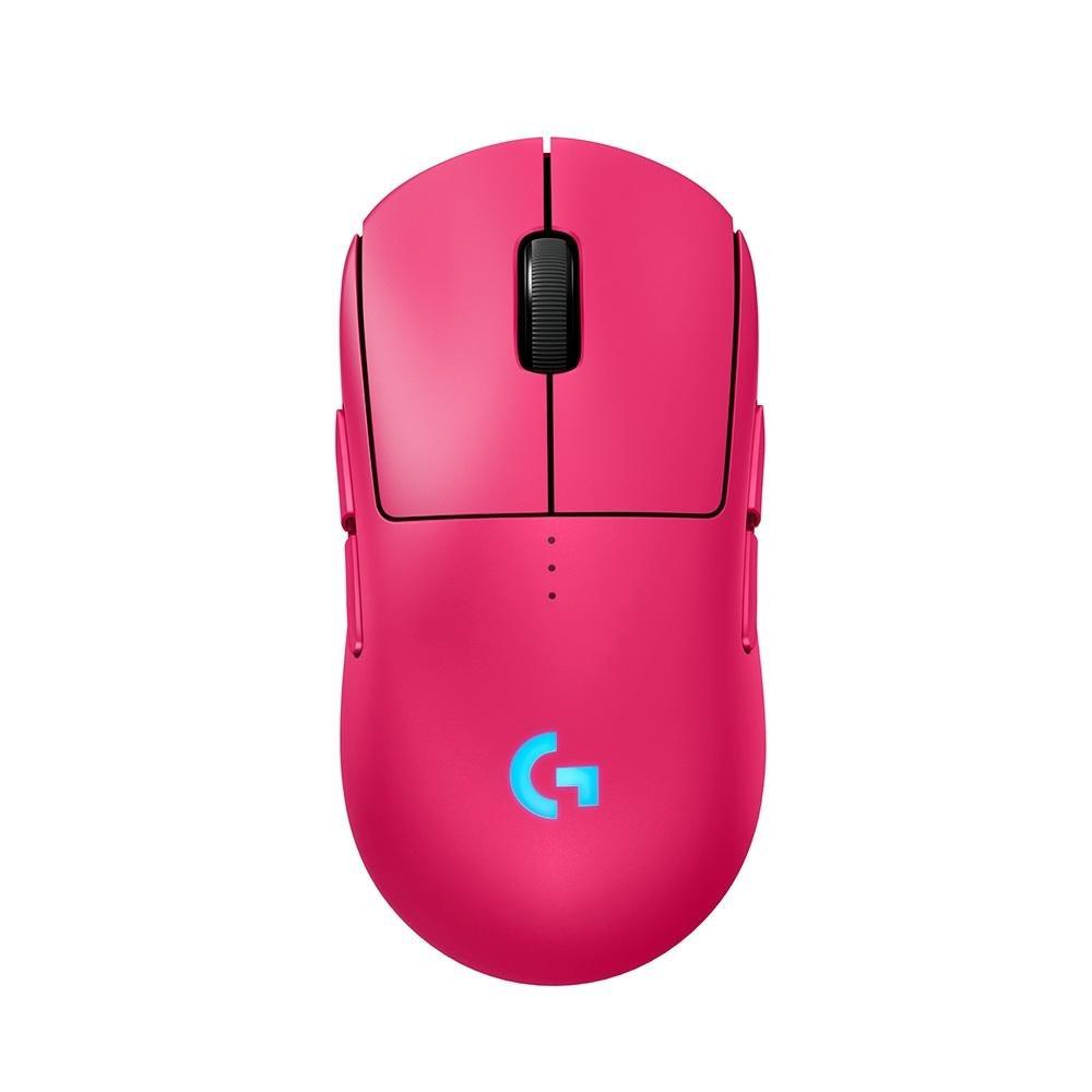 Mouse Gamer sem Fio Logitech G Pro 2 Lightspeed,rgb Lightsync,ambidestro, DPI 32K, Rosa Magenta