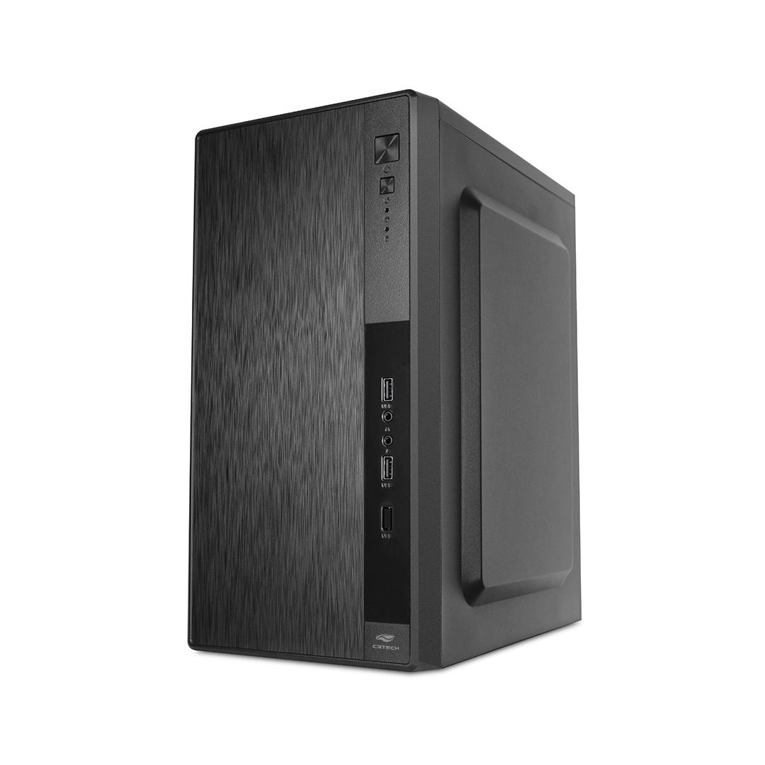 Gabinete Office C3 Tech Micro-ATX, Mini-Tower, sem Fonte sem Fan C3 - MT-31V2BK
