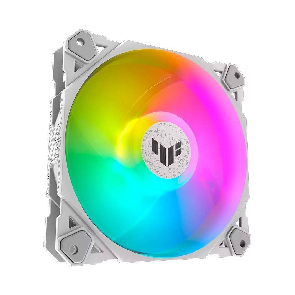 Cooler Fan para Gabinete 120mm ASUS Tuf Gaming TF120 ARGB Branco