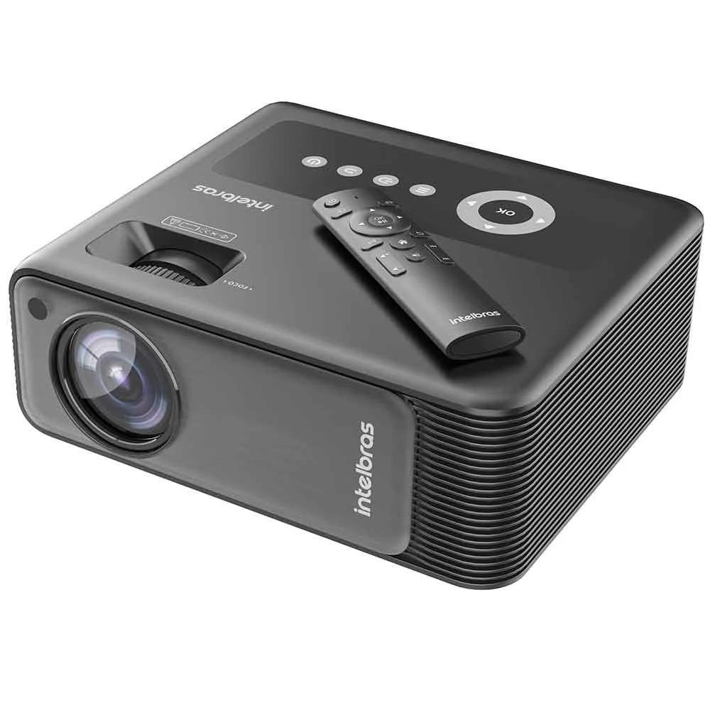 Projetor Intelbras PFL6520 Full HD 7400 Lumens até 200" Hdmi/usb/av/wi-Fi/bluetooth